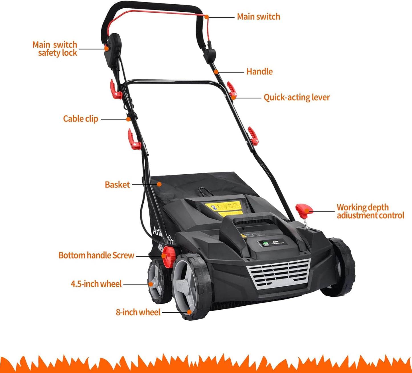 Artificial Turf Broom Yard Power Brush with Collection Box #Sweepy Box