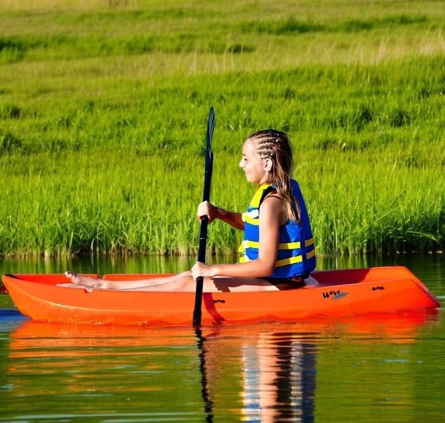 The Wave 6' Youth Kayak with Paddle. Designed for Stability and Safety, It's The Perfect Choice for Young Paddlers Ready to Conquer The Water