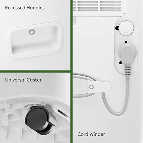 Waykar 150 Pints 7,000 Sq. Ft Energy Star Dehumidifier with Drain Hose & 2.04 Gal Water Tank