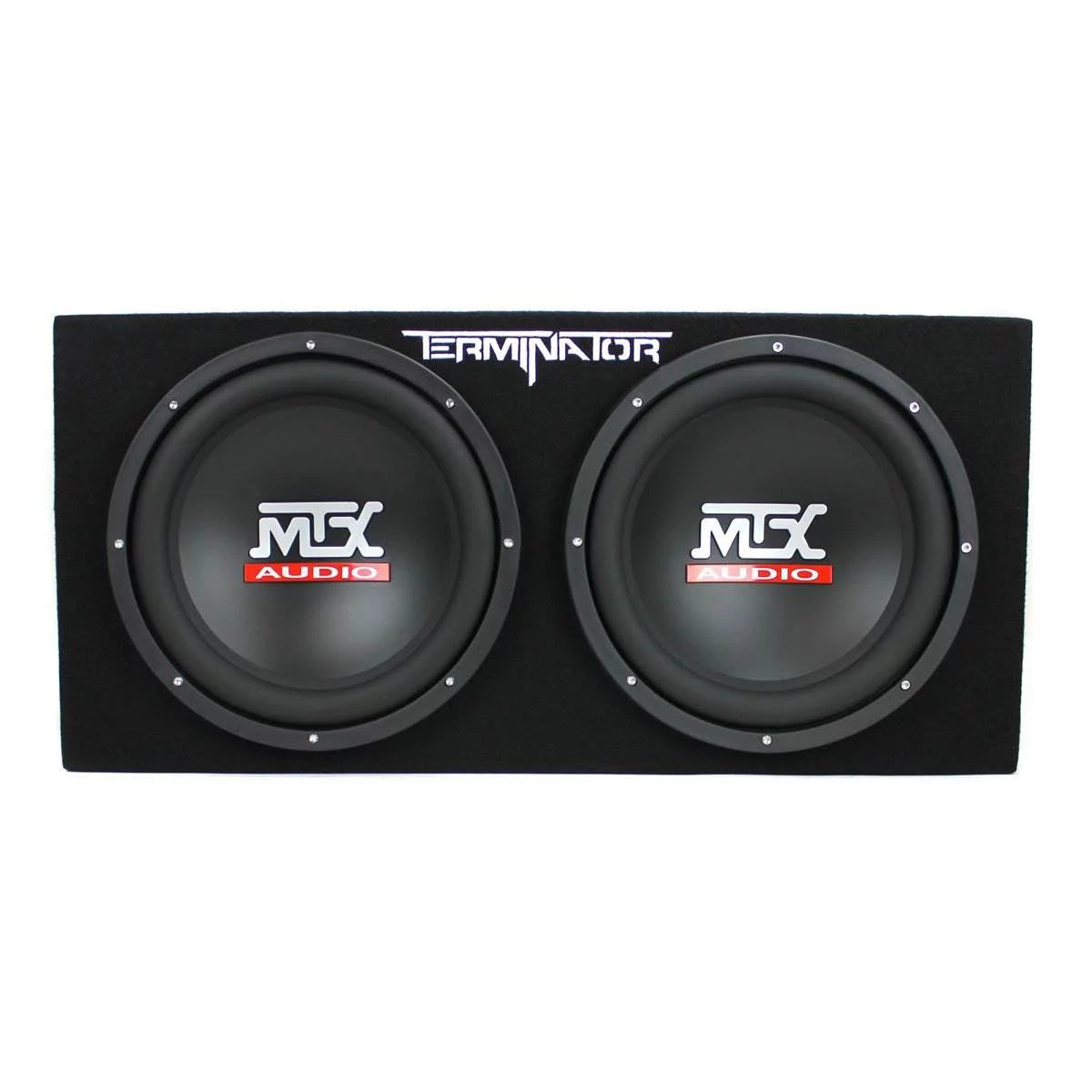 MTX TNE212D 12" Subwoofer (2 Pack) + Monoblock Amplifier (2 Pack) + Amp Wire Kit