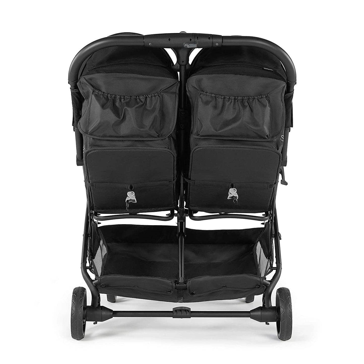 3Dpac CS+ Double Stroller, Black �� Car Seat Compatible Baby Stroller �� Lightweight Stroller with Convenient One-Hand Fold