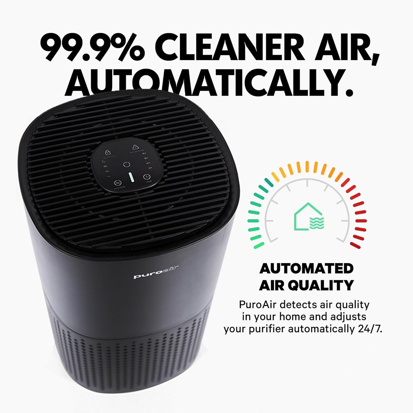 Air Purifiers for Home Large Rooms - Covers Up To 1,000 Sq Ft - Filters Up To 99.9% of Pollutants, Smoke, Pollen, Dust - Quiet HEPA Air Filter - Air Purifiers for Bedroom