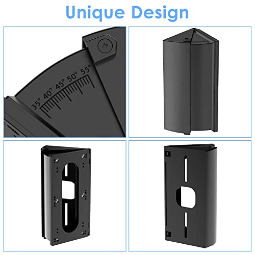 RIOVO Adjustable 30 to 55 Degree Doorbell Angle Mount Compatible with Video Doorbell