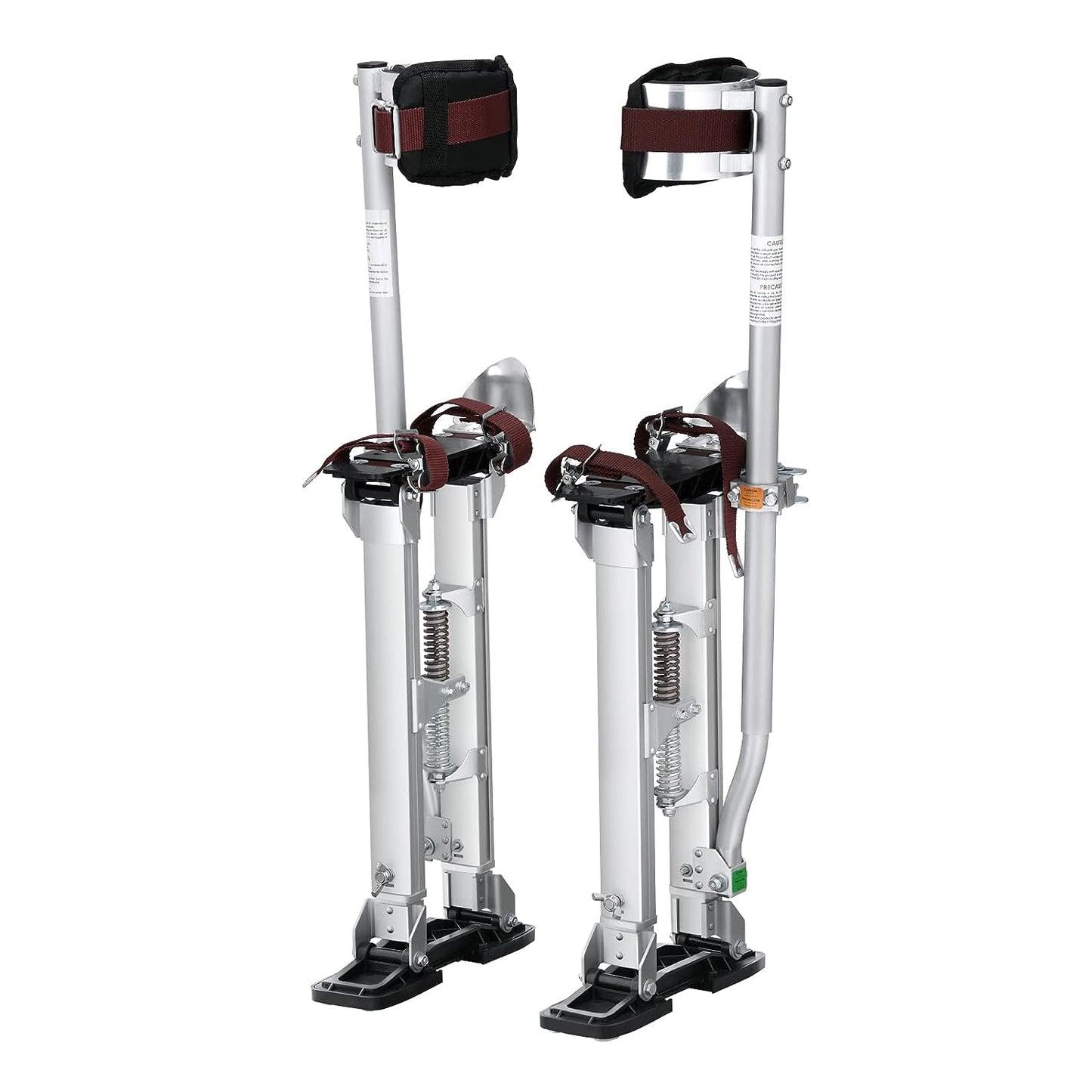 VEVOR Drywall Stilts, 18''-30'' Adjustable Aluminum Tool Stilts with Protective Knee Pads