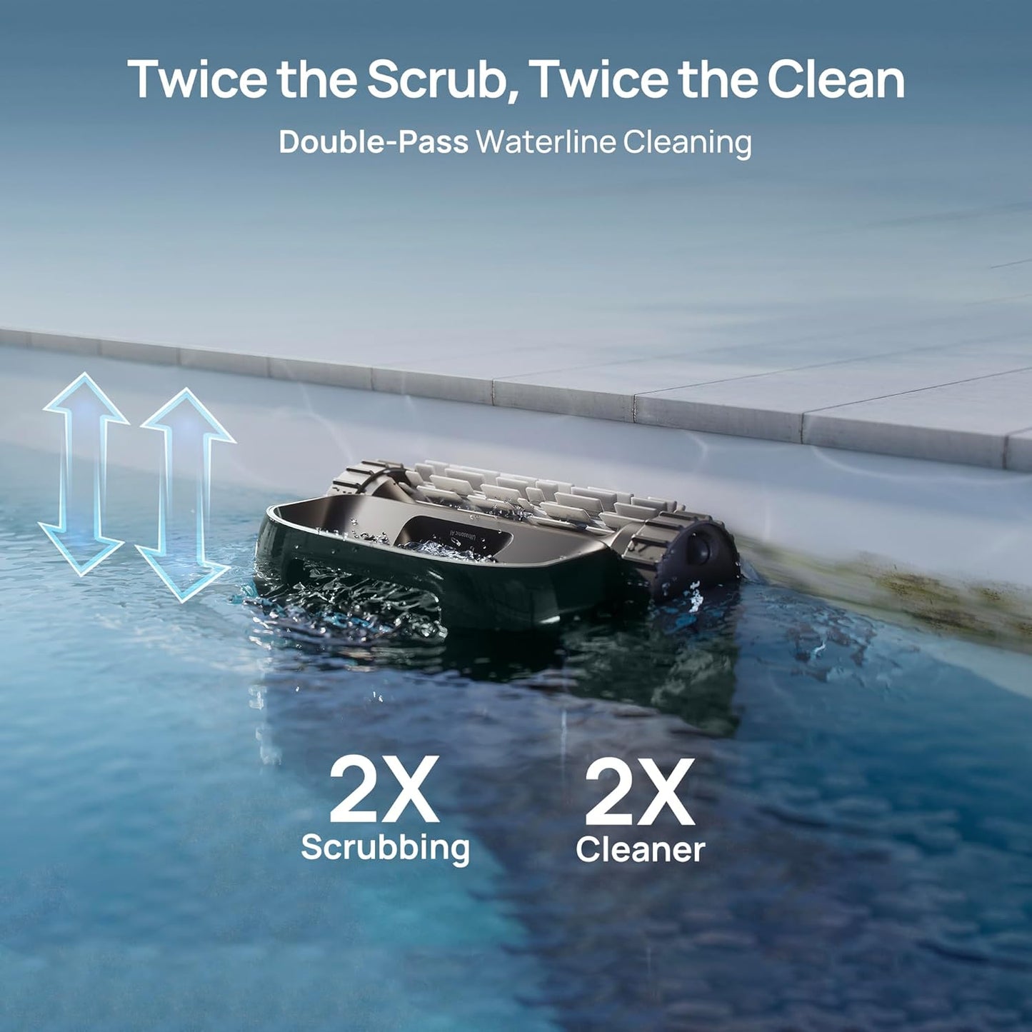 Beatbot AquaSense 2 Pro Cordless Pool Vacuum Robot, Unmatched 5-in-1 Cleaning, Surface Parking, Skims Water Surface with APP Control, Water Clarification, for Pools up to 3,875 Sq.ft �� Emerald Green