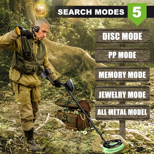 PalliPartners Metal Detector for Adults .Professional Gold Detector with LCD Display