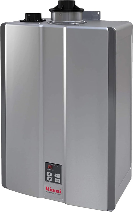 Rinnai RU199iN Condensing Tankless Hot Water Heater, 11 GPM, Natural Gas