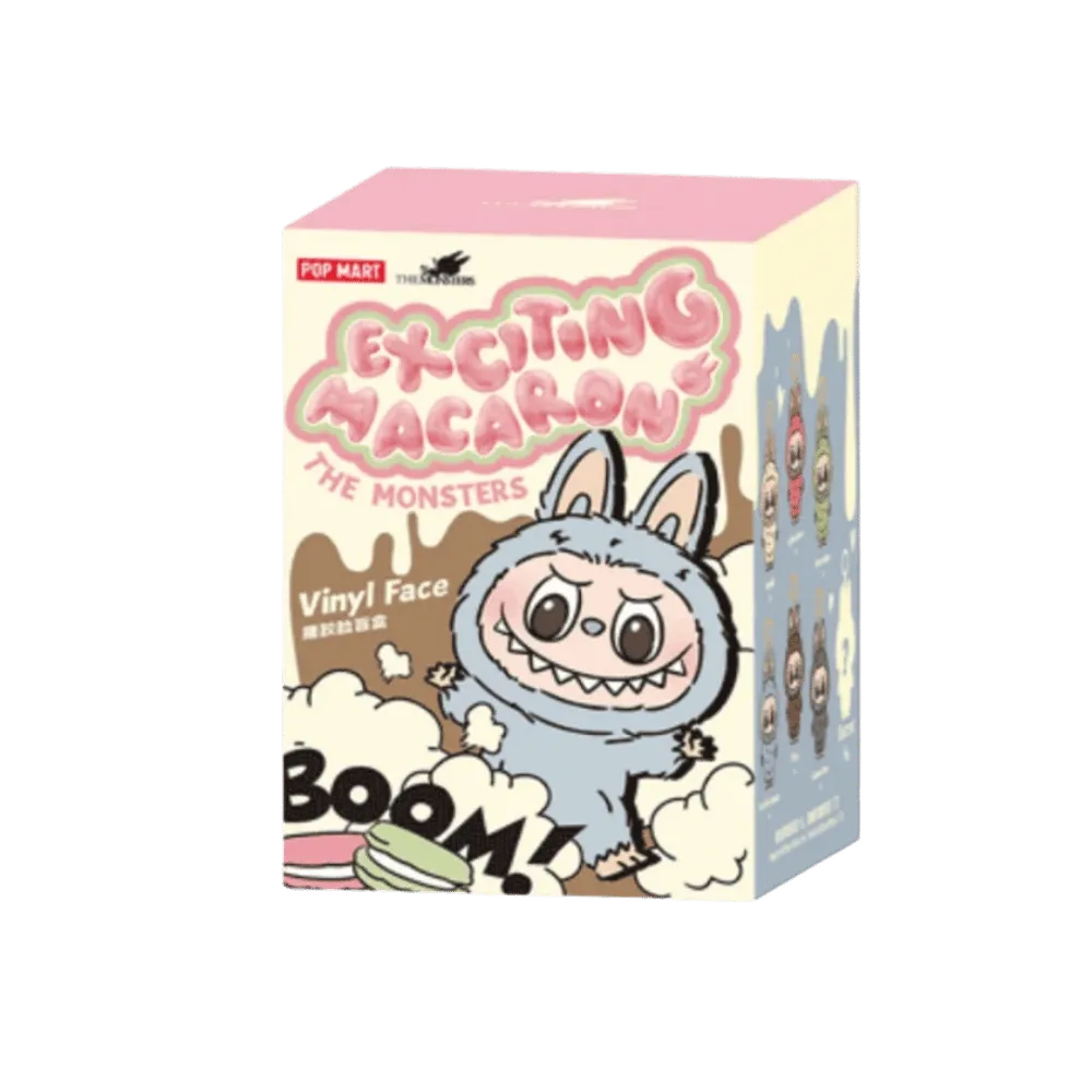 Pop Mart The Monsters Labubu Tasty Macarons Sealed Case (6 Blind Boxes) PPMT-2310-0069 Unisex