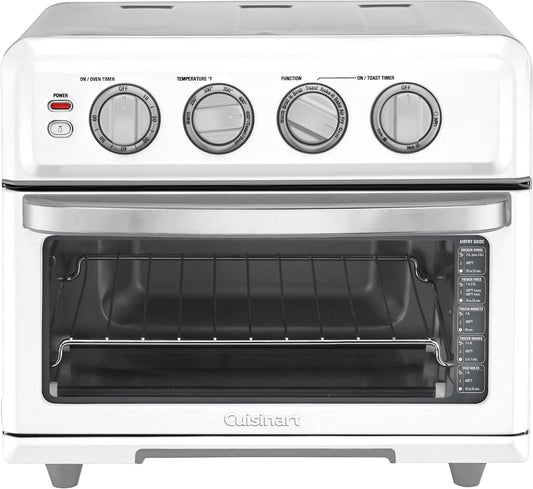 Air Fryer + Convection Toaster Oven, 8-1 Oven with Bake, Grill, Broil & Warm Options, Stainless Steel, TOA-70