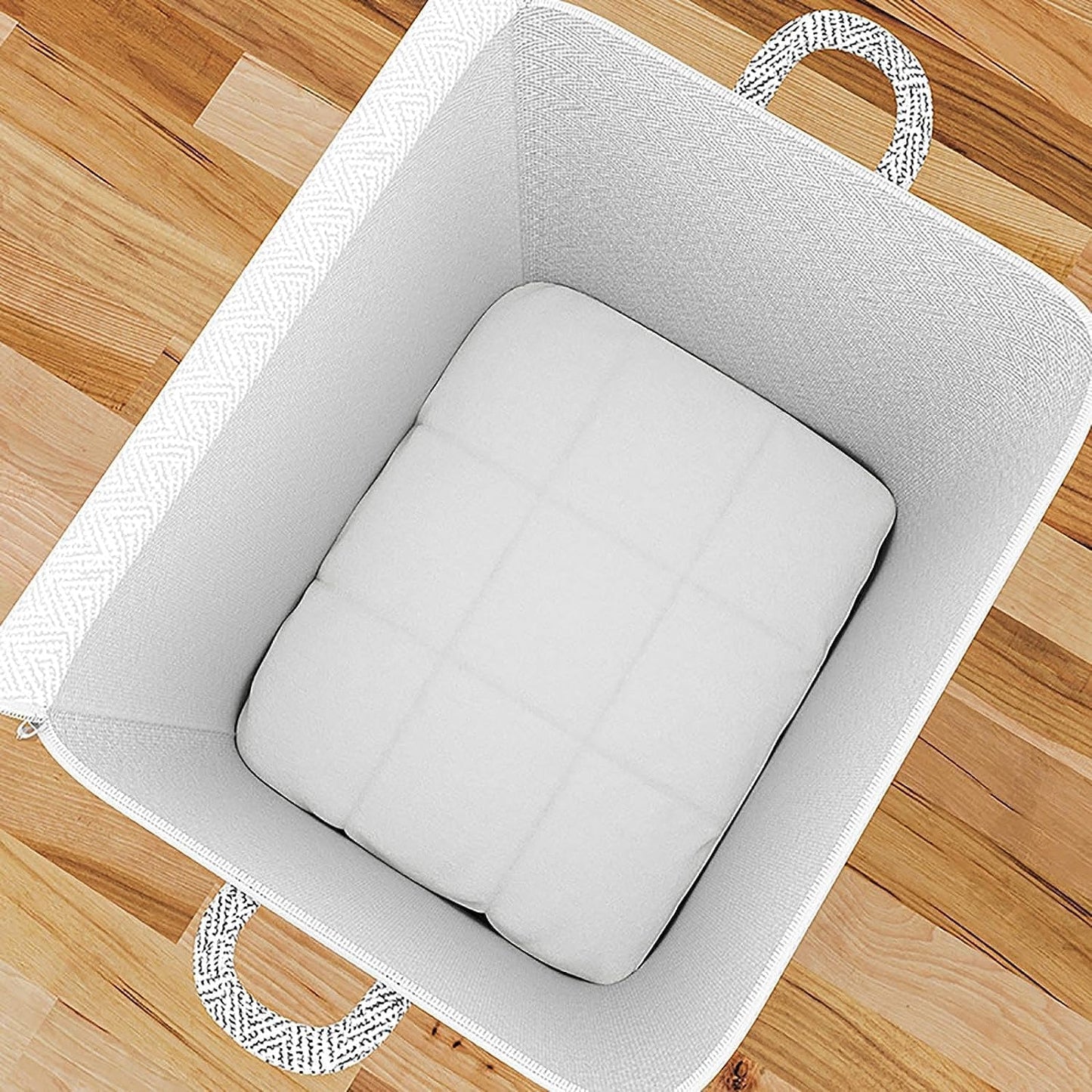 New portable non-woven zipper storage bag