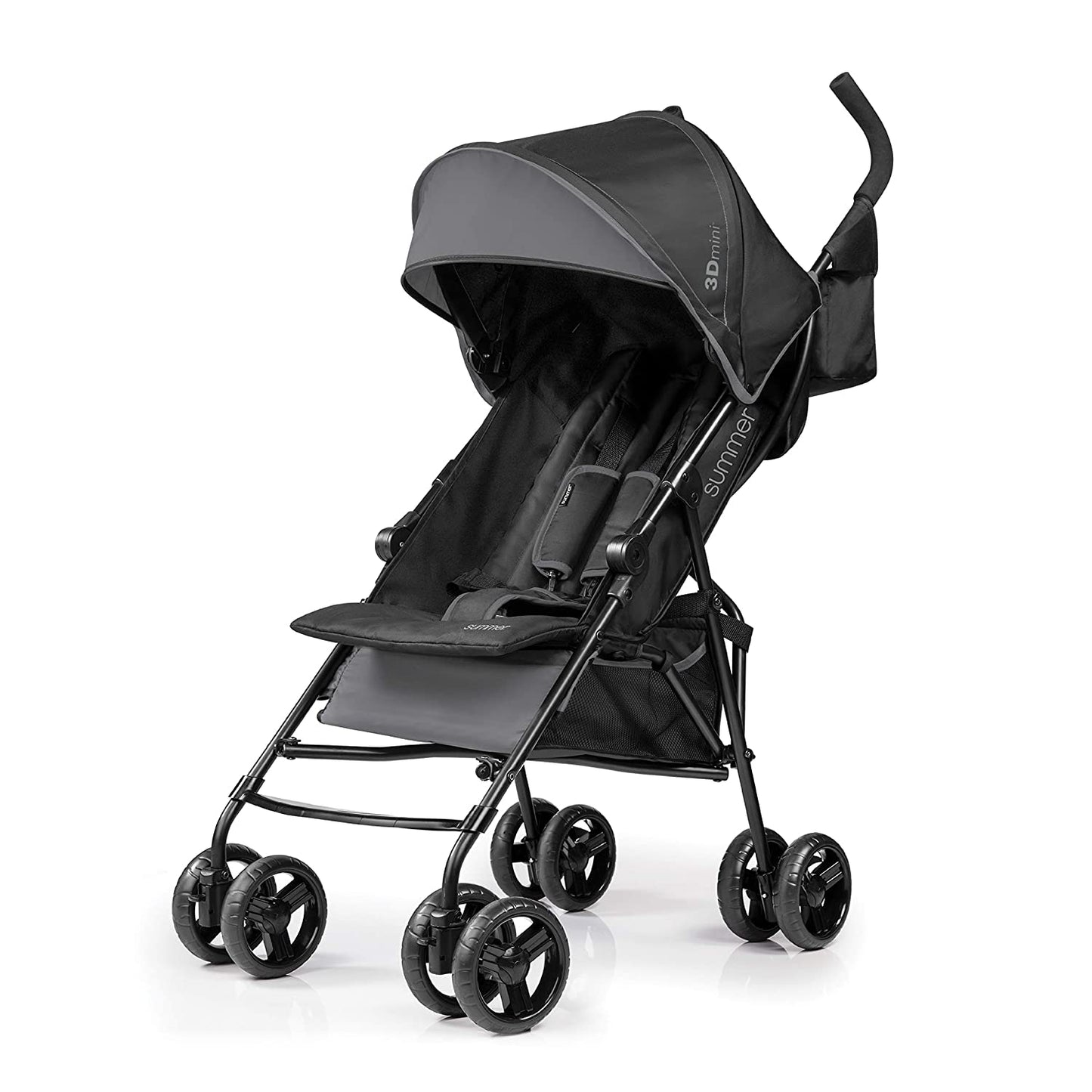3Dmini Convenience Stroller, Blue/Black �� Lightweight Infant Stroller with Compact Fold