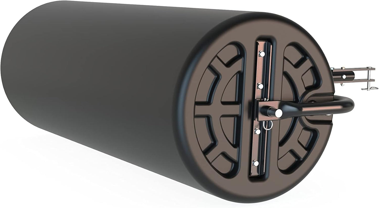 Agri-Fab 45-0604 18" x 48" Tow Behind Poly Lawn Roller 550 lbs Weight with Water, Poly Drum and Steel Frame, with Plug. Designed for Lawn and Garden Tractors