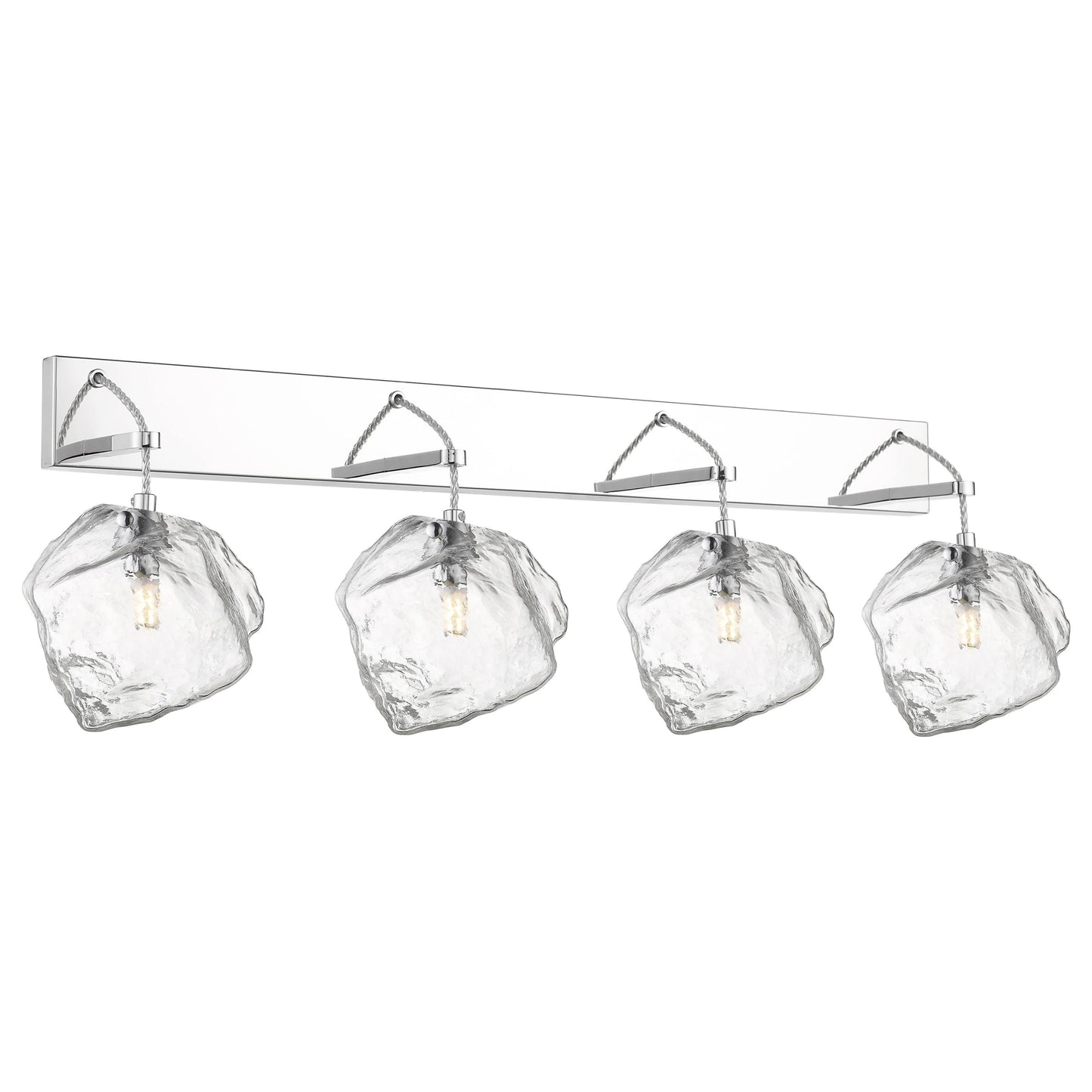 63131LED’sP-MSS/CLR 4 Light Wall / Vanity in Mirrored