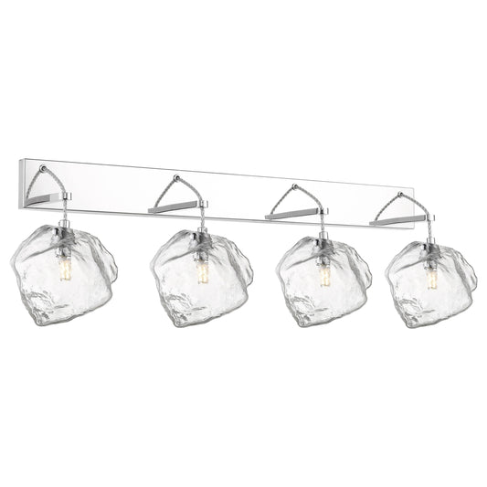 63131LED’sP-MSS/CLR 4 Light Wall / Vanity in Mirrored