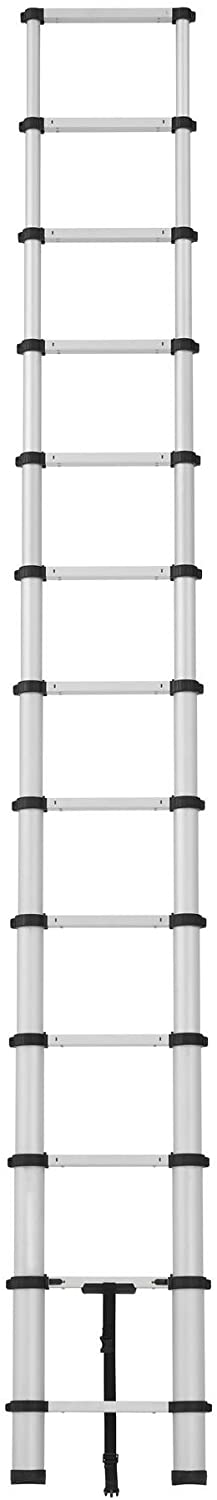 20313T1ASE SmartClose Telescoping Aluminum Ladder with Pinch-Free, Soft-Close Locking Mechanism (300-Pound Capacity, 12.5 ft. ladder with 16 ft. Max Reach) 16 Foot