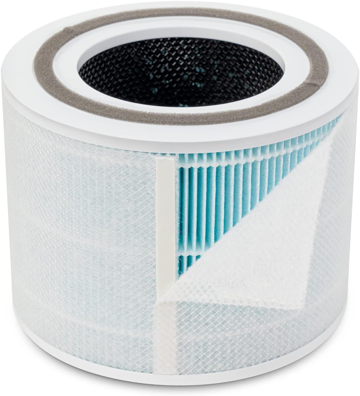 Air Purifier for Home Allergies Pets Hair in Bedroom & Standing Fan for Bedroom, 82ft CirculAir 120° Oscillating Fan