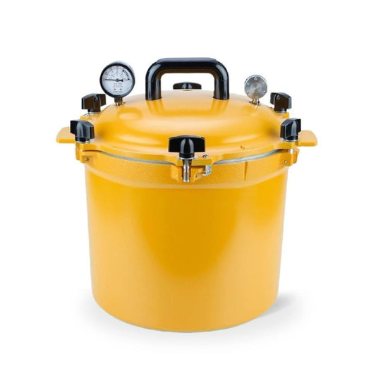 1930 No.921 Pressure Canner & Cooker 21.5 qt | Mustard, Yellow