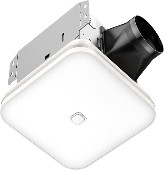 OREiN Bathroom Exhaust Fan with Light, 26W Bathroom Fan with LED Light