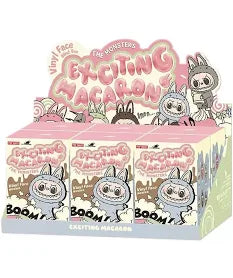 Pop Mart Labubu The Monsters Exciting Macaron Vinyl Face Sealed Case (6 Blind Boxes)