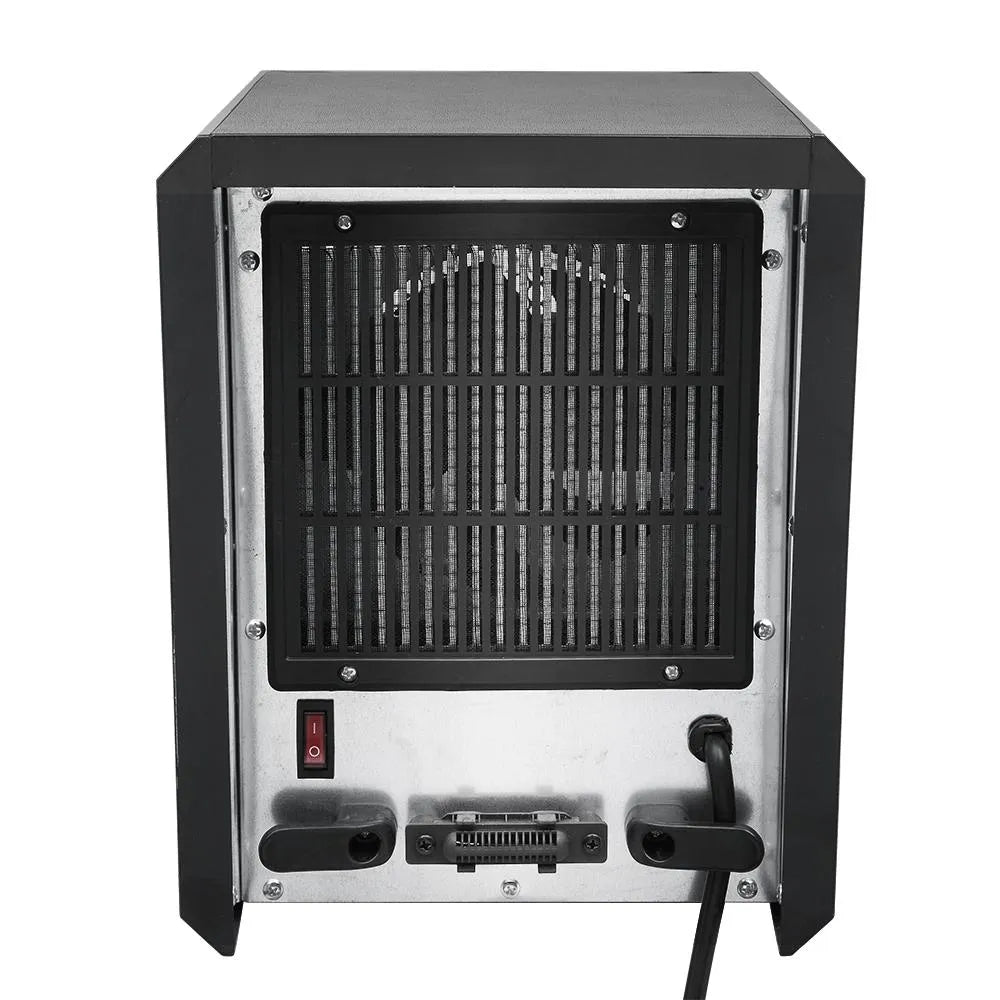 Portable Space Heater, 750W/1500W Small Infrared Heater w/ Remote, LED Display, 3 WorModes, Safe Electric Heater for Home Office Bedroom with Overheat Protection, 11.58′′ x 9.72′′ x 12′′, Q6153