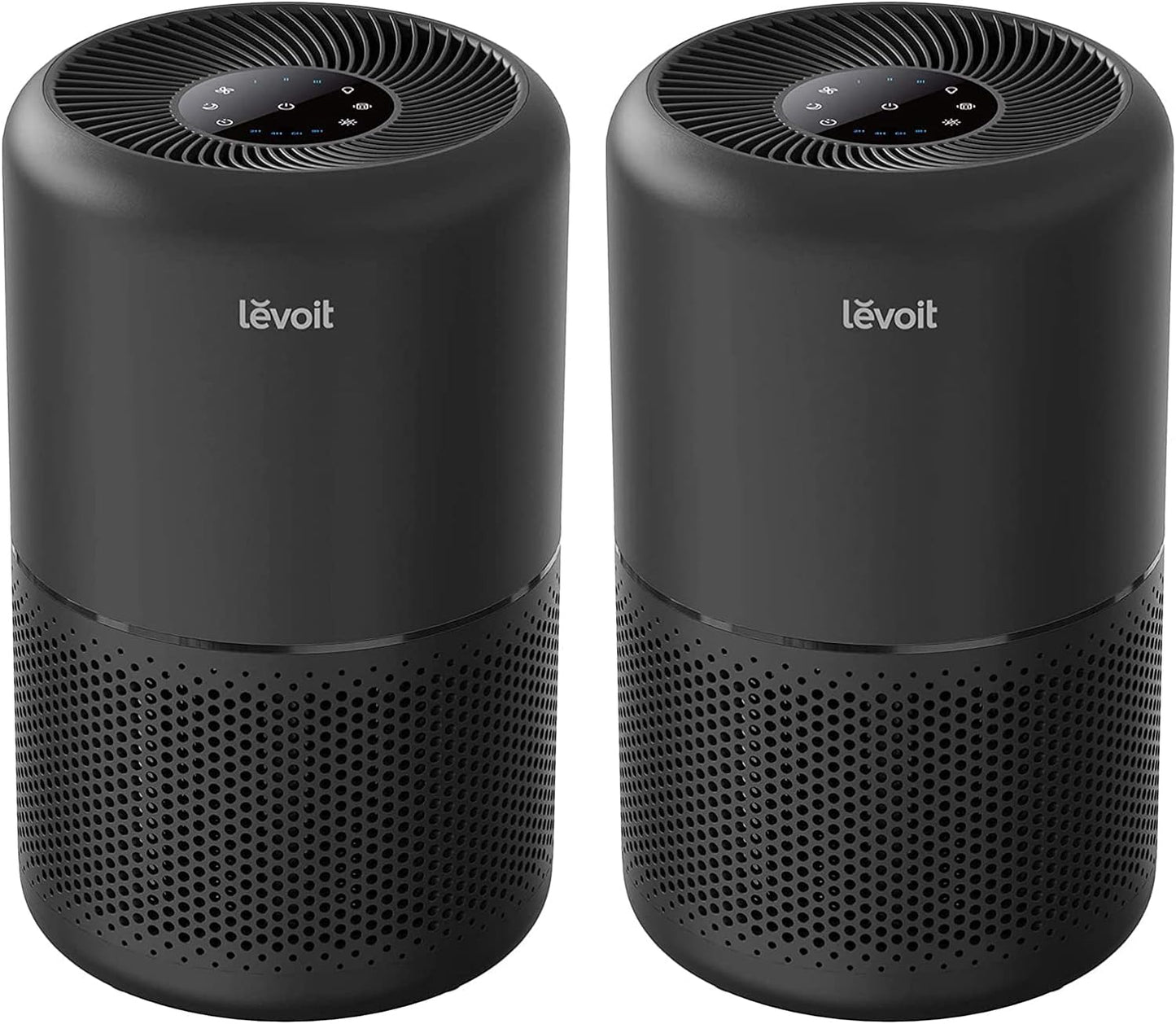 Air Purifier for Home Allergies Pets Hair in Bedroom & Standing Fan for Bedroom, 82ft CirculAir 120° Oscillating Fan