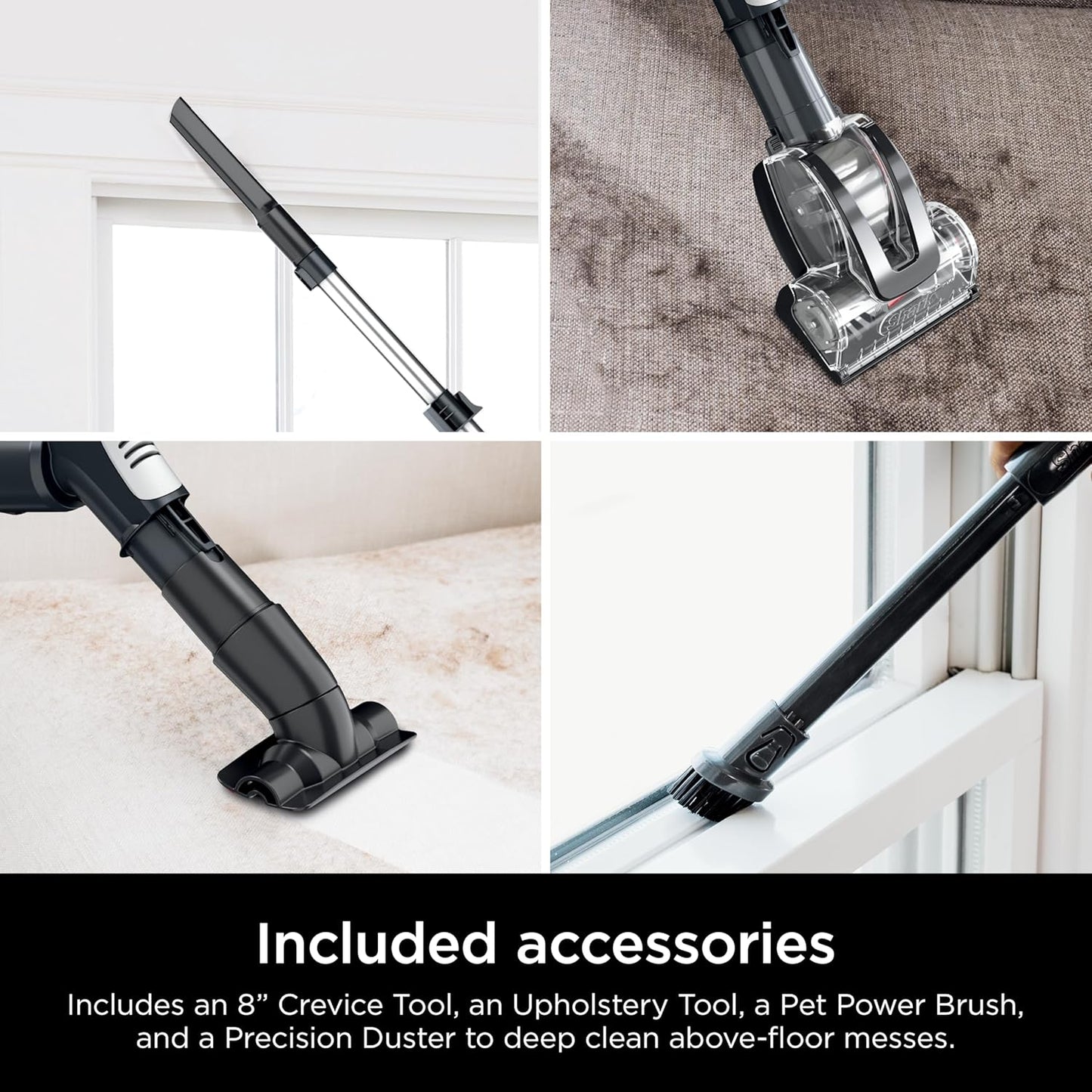 Rotator Pet Pro Lift-Away ADV Upright Vacuum with HEPA Filter, DuoClean PowerFins HairPro and Odor Neutralizer Technology, Pet Hair Pickup, For Carpets & Hardfloors, Dark Grey, LA555