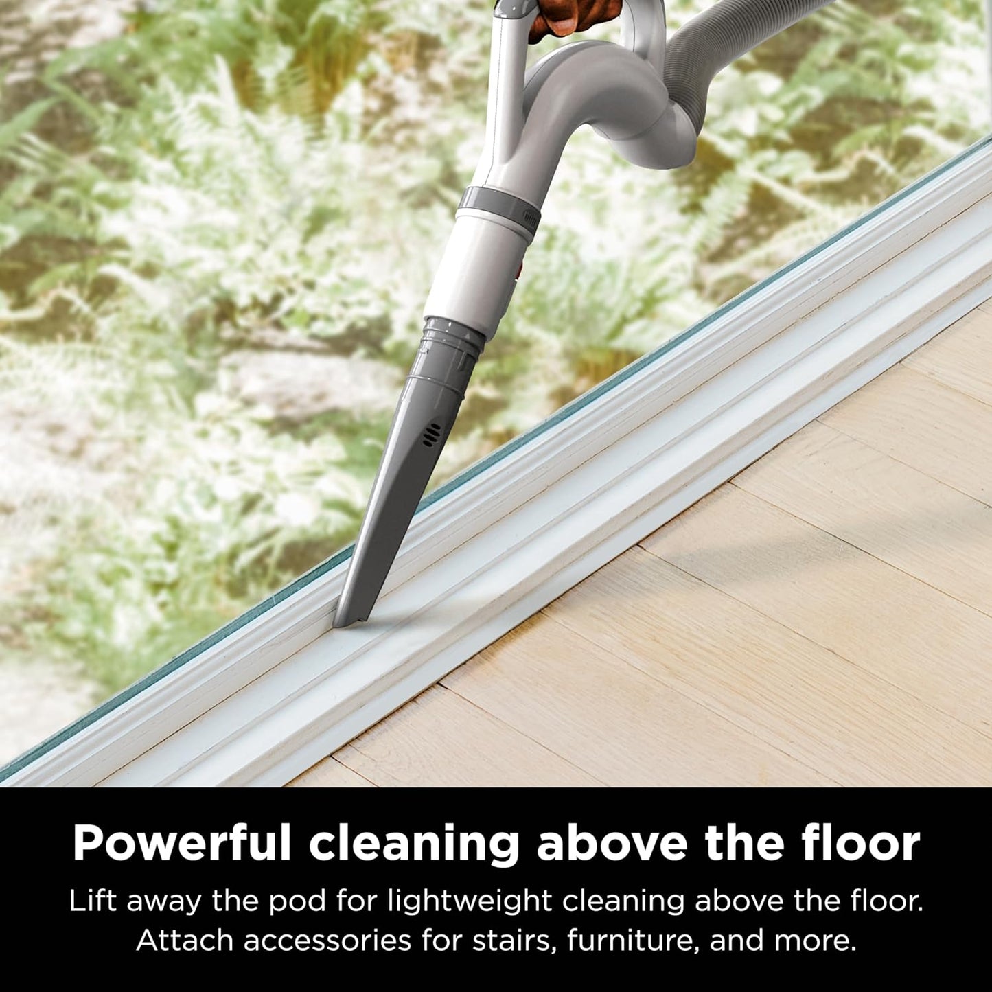 Rotator Pet Pro Lift-Away ADV Upright Vacuum with HEPA Filter, DuoClean PowerFins HairPro and Odor Neutralizer Technology, Pet Hair Pickup, For Carpets & Hardfloors, Dark Grey, LA555
