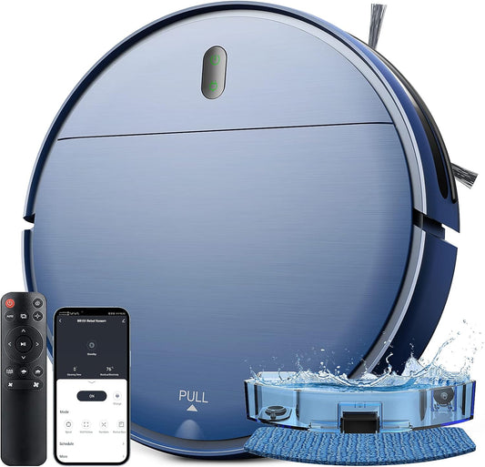 Sweeping robot and mop combo, self-charging, slim