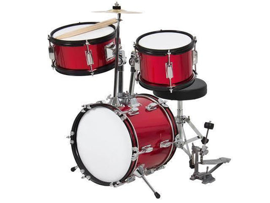 3-Piece Beginners Kids Drum Set �� Red