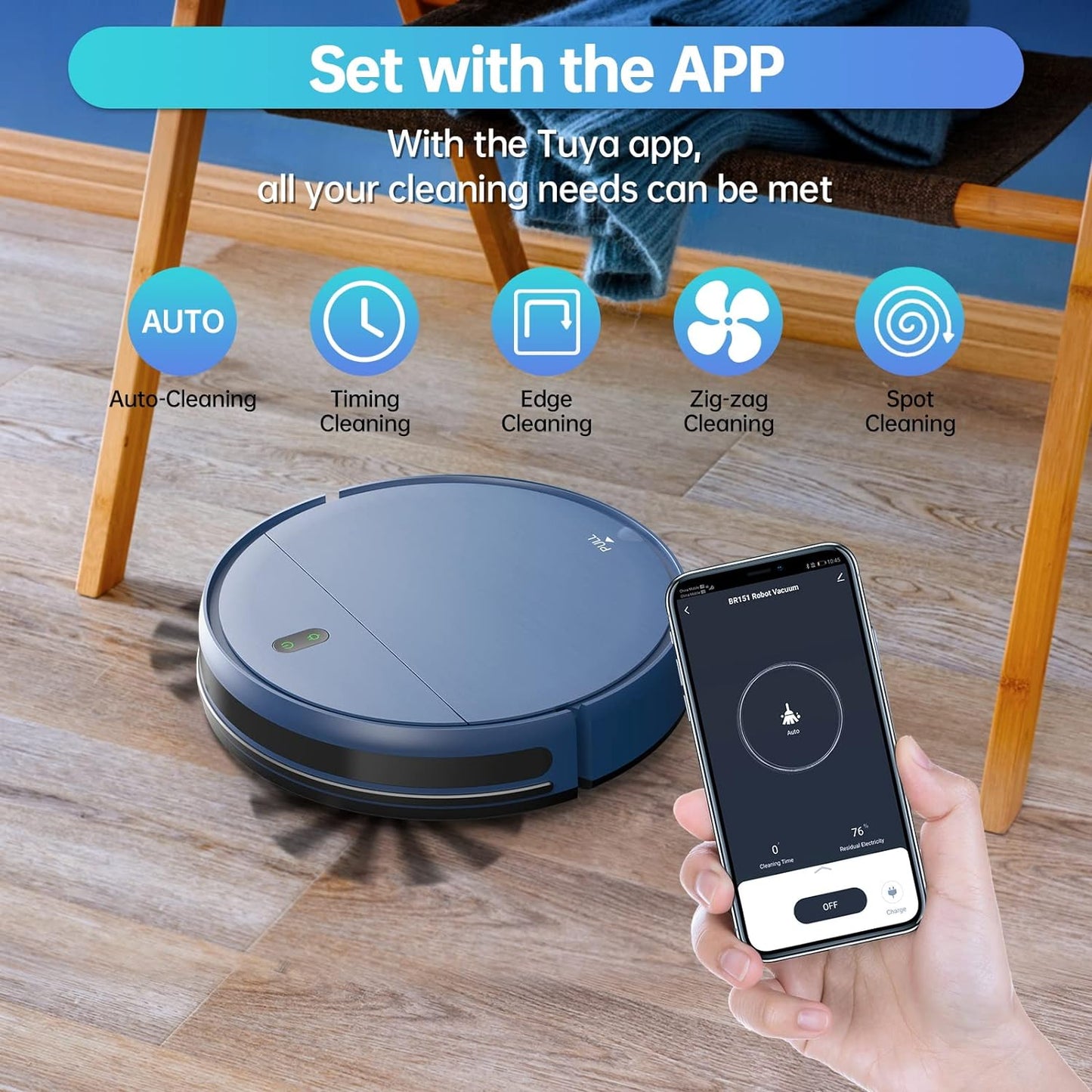 Sweeping robot and mop combo, self-charging, slim
