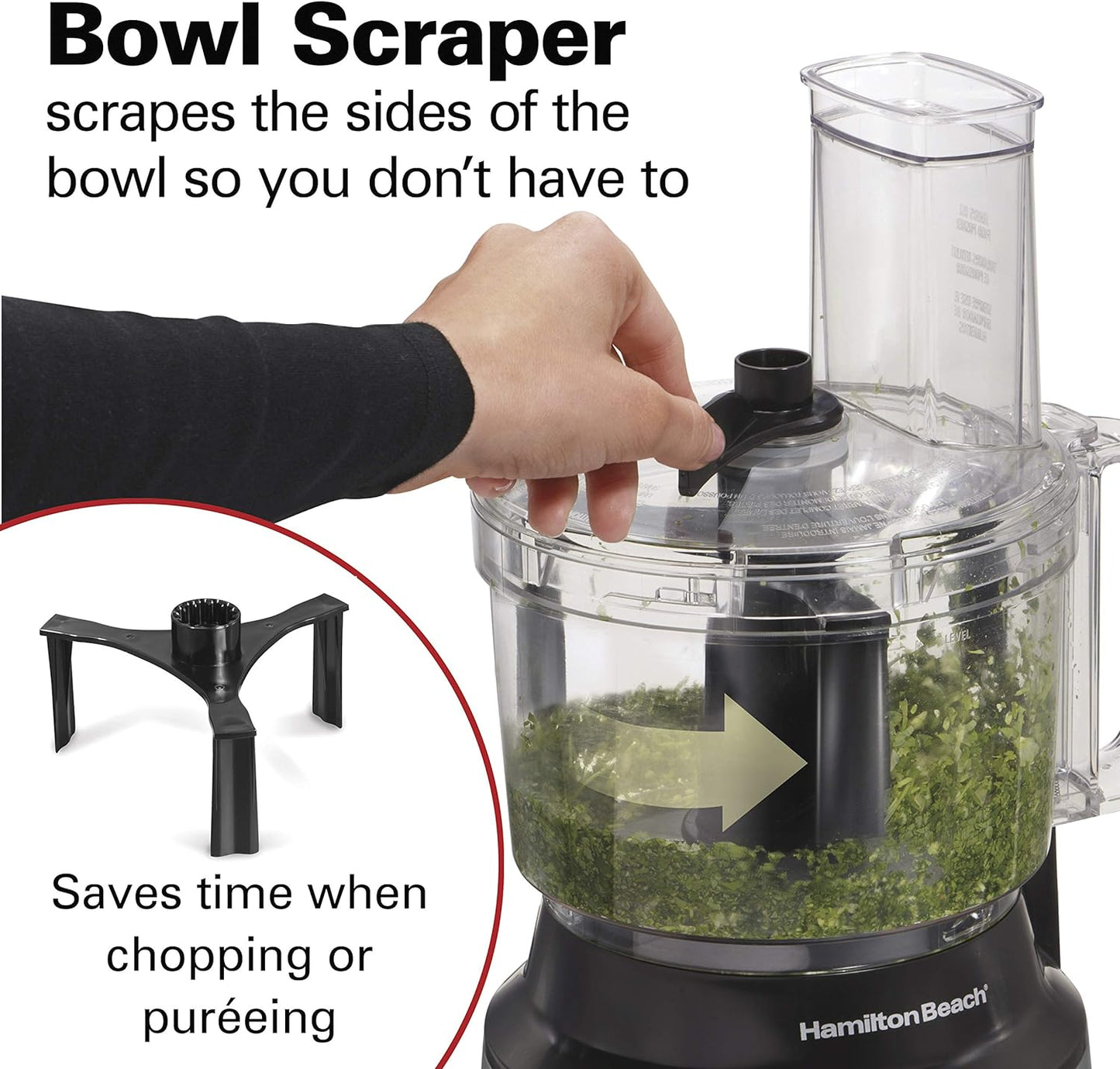 Portable 7-Quart Programmable Slow Cooker with Bowl Scraper, Stainless Steel