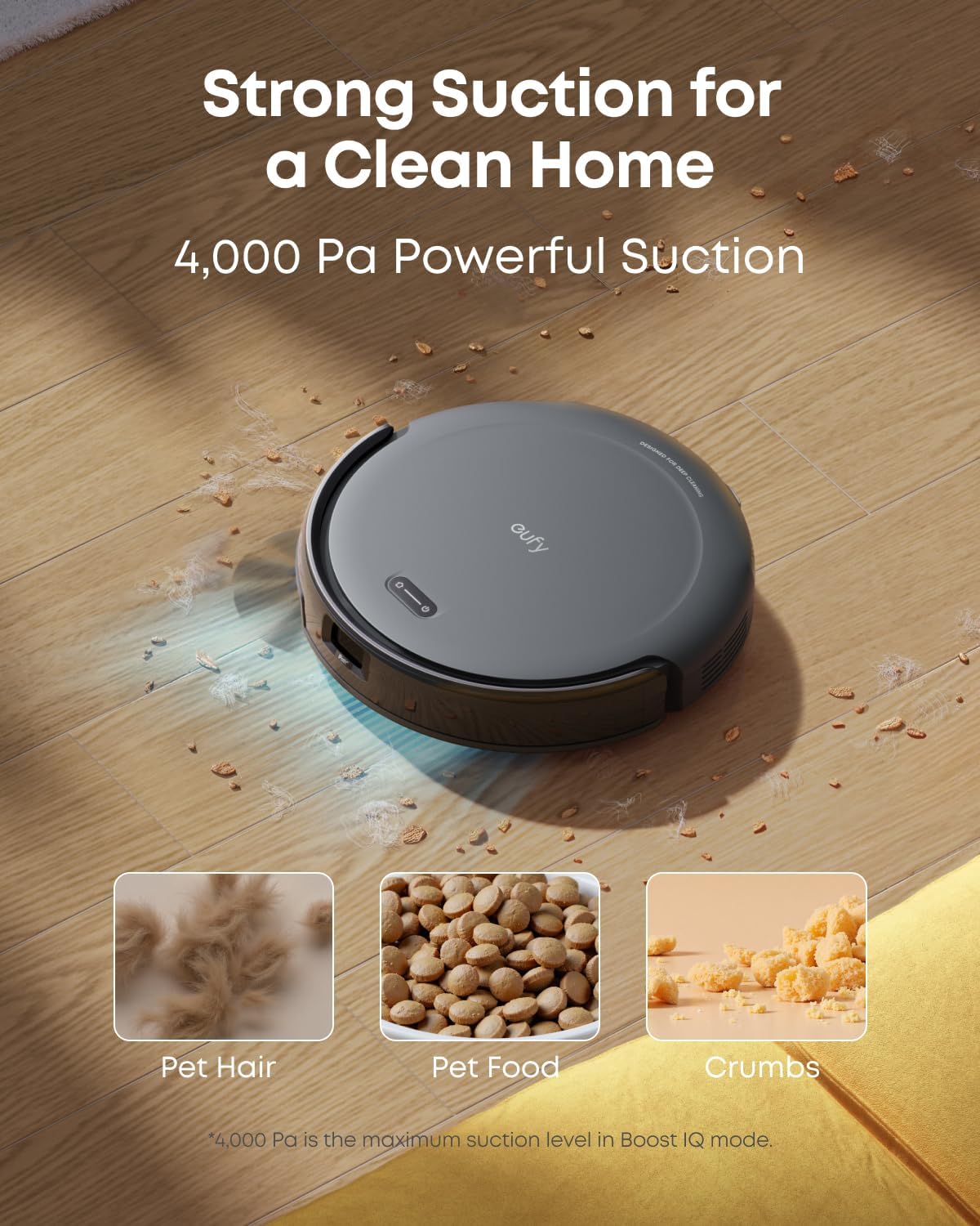 Robot Vacuum , Robot Vacuum and Mop Combo, Self Emptying, Auto Mop Washing and Auto Drying for Hands-free Cleaning, 7000 Pa Powerful Suction, 3.35-Inch Ultra-Slim Body, All-in-One Station