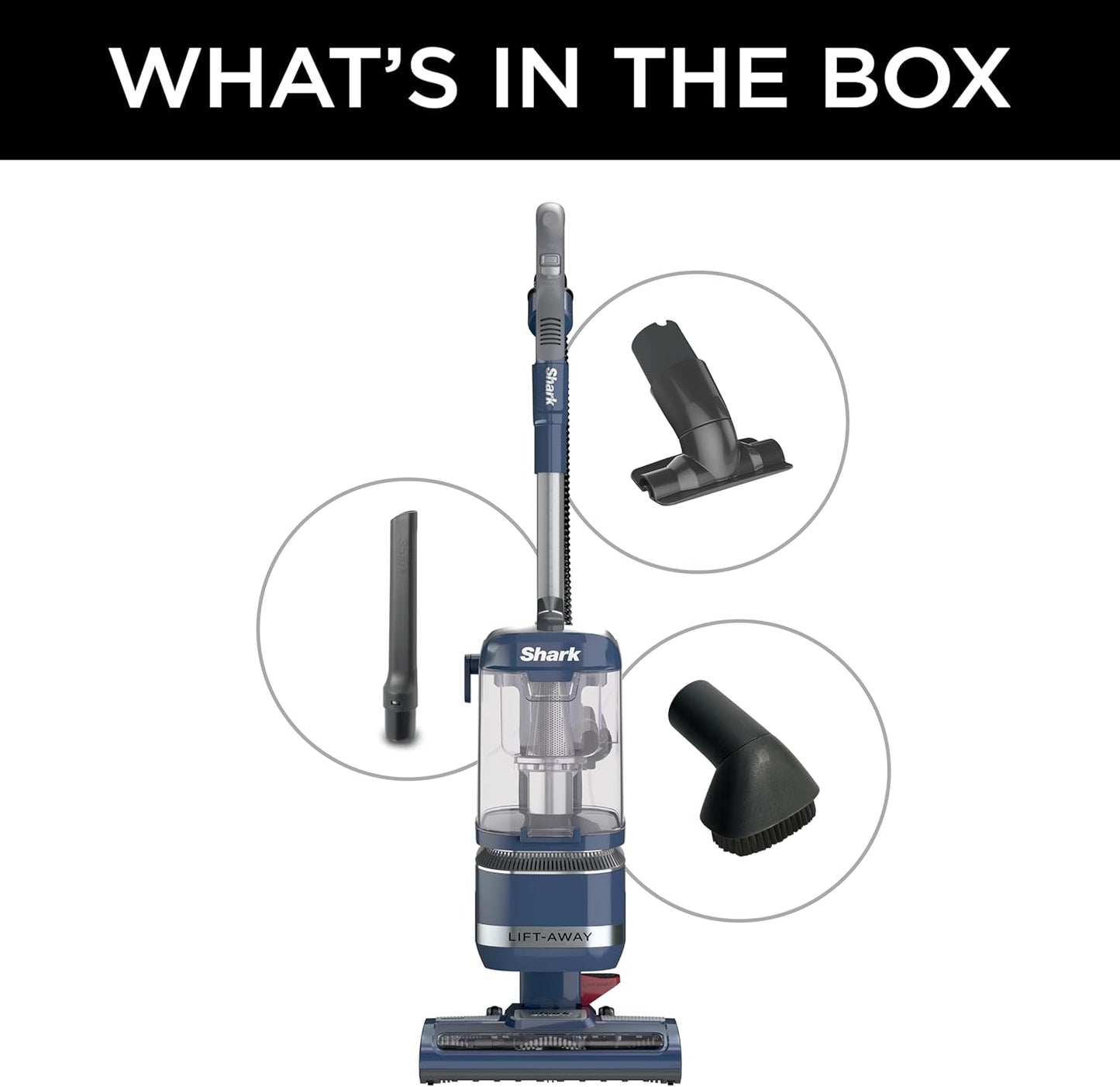 Rotator Pet Pro Lift-Away ADV Upright Vacuum with HEPA Filter, DuoClean PowerFins HairPro and Odor Neutralizer Technology, Pet Hair Pickup, For Carpets & Hardfloors, Dark Grey, LA555