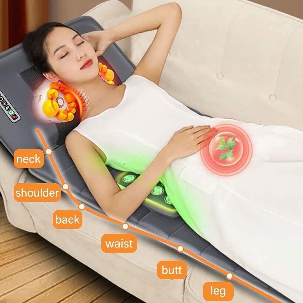 Therapeutic Full Body Electric Heating Massager Mat With Airbag