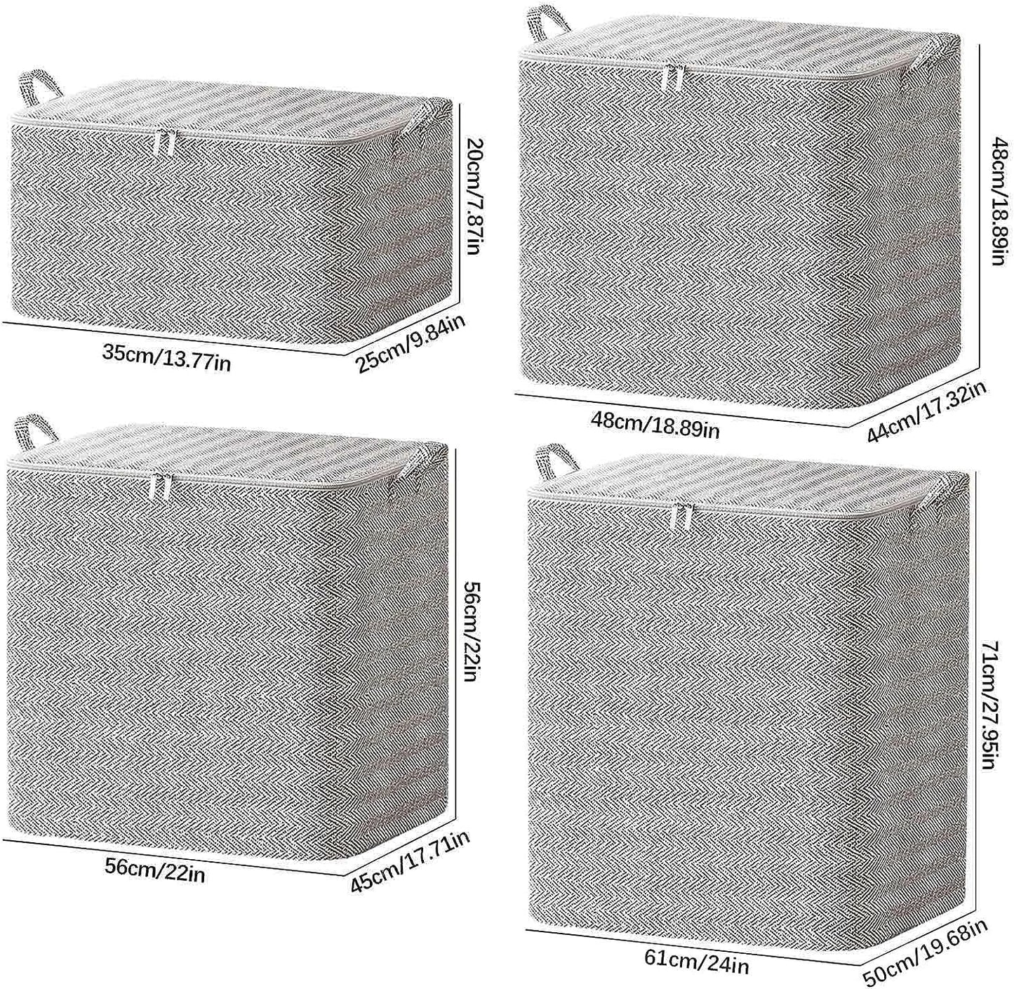 New portable non-woven zipper storage bag